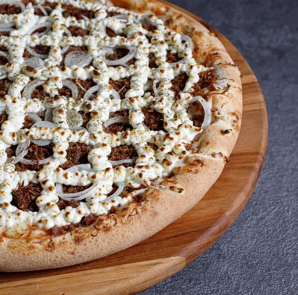 Pizza Carne Seca com Cream Cheese