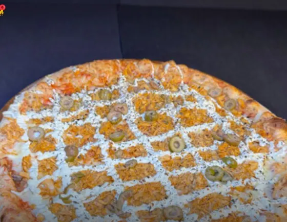 Pizza Frango com Cream Cheese